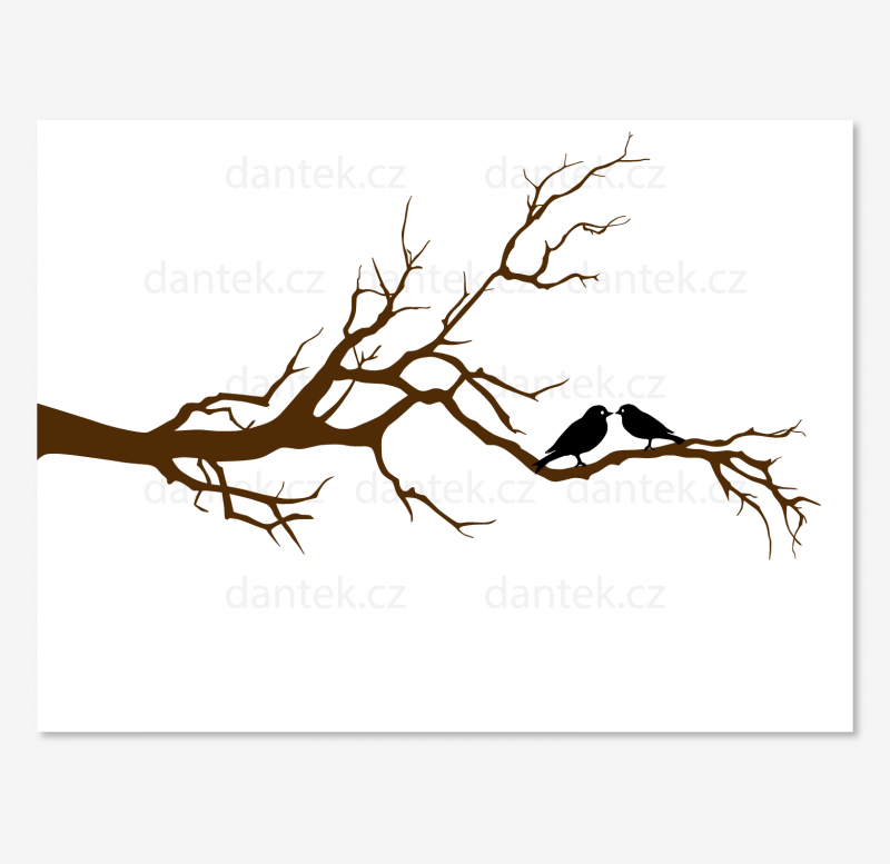 8 hnědý svatební strom pro náhled