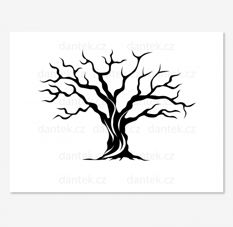 9 černý svatební strom pro náhled