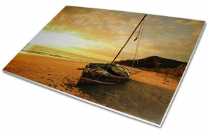 obraz na desce z určitého úhlu